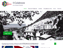 Tablet Screenshot of calabrone.org